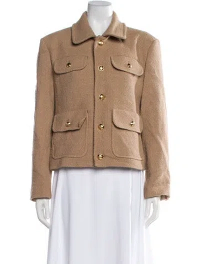 Pre-owned Nili Lotan Utility Jacket In Neutral
