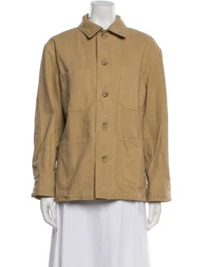 Pre-owned Nili Lotan Utility Jacket In Neutral