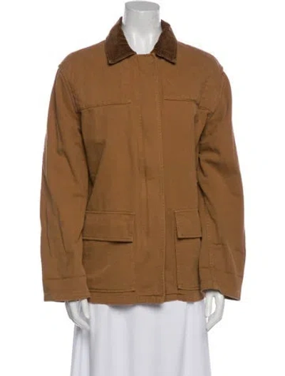 Pre-owned Nili Lotan Utility Jacket In Neutral