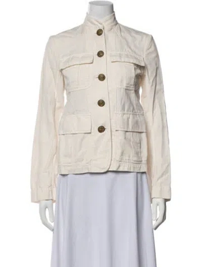 Pre-owned Nili Lotan Utility Jacket In Neutrals