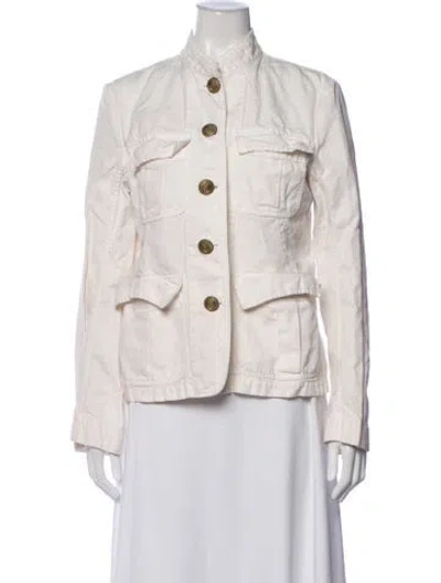 Pre-owned Nili Lotan Utility Jacket In Neutrals
