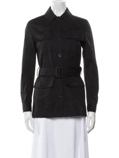 Pre-owned Nili Lotan Utility Jacket W/ Tags In Black