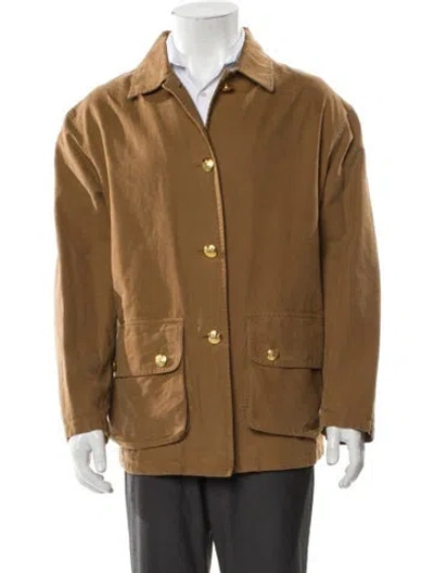 Pre-owned Nili Lotan Utility Jacket W/ Tags In Brown