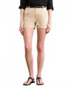 Nili Lotan Utility Short In Sandstone In Brown