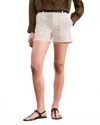 Nili Lotan Utility Short In Stone In White