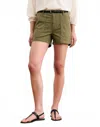 Nili Lotan Utility Shorts In Military Green In Green