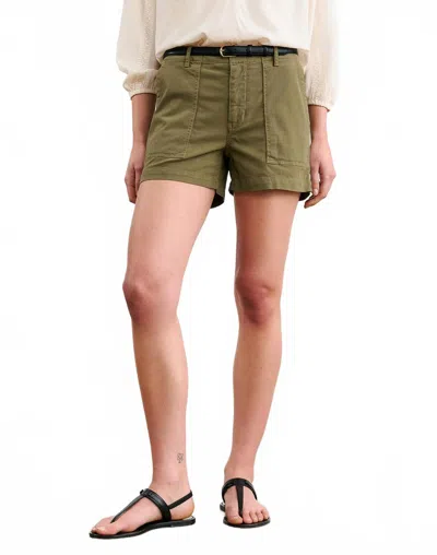 NILI LOTAN UTILITY SHORTS IN MILITARY GREEN