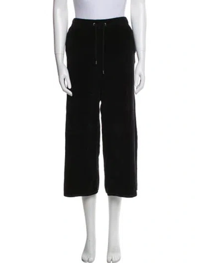 Pre-owned Nili Lotan Velvet Sweatpants In Black
