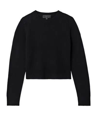 Nili Lotan Venus Long Sleeve Sweater In Black