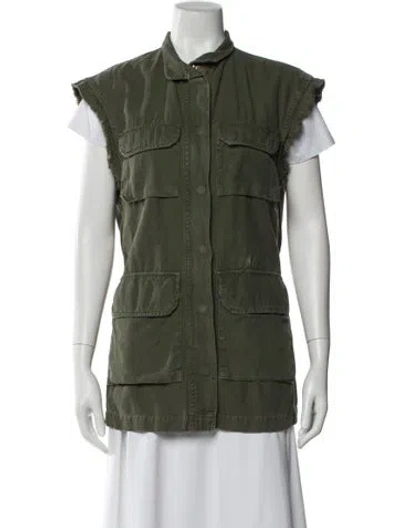 Pre-owned Nili Lotan Vest In Green