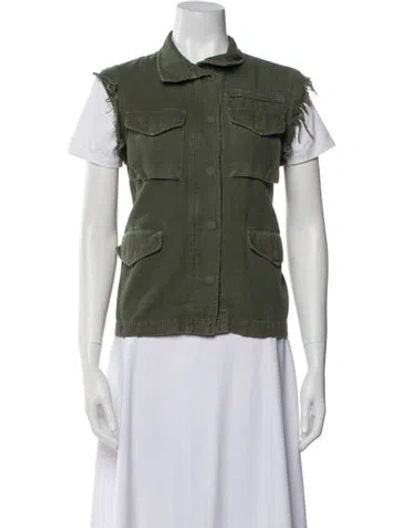 Pre-owned Nili Lotan Vest In Green
