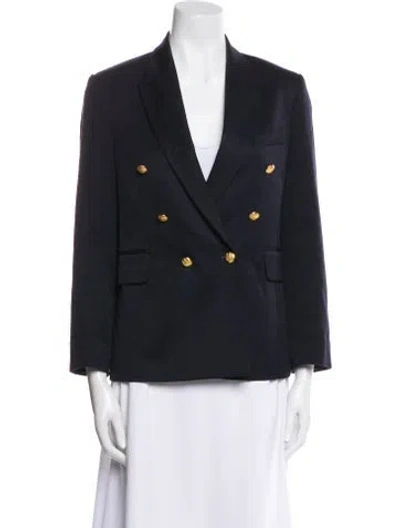 Pre-owned Nili Lotan Virgin Wool Blazer In Black