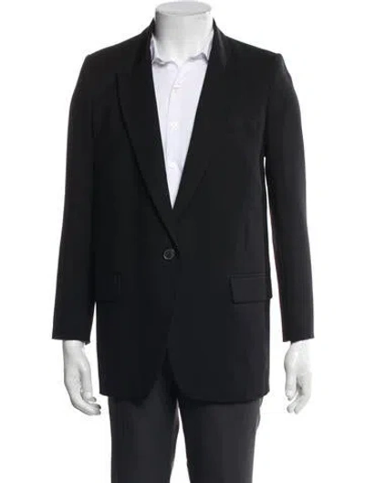 Pre-owned Nili Lotan Virgin Wool Blazer In Black