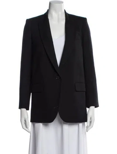 Pre-owned Nili Lotan Virgin Wool Blazer In Gray