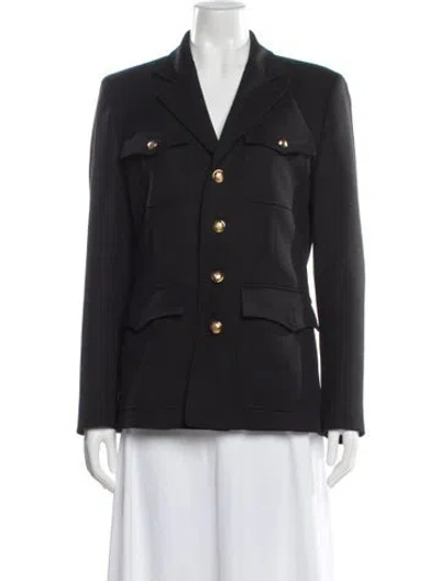 Pre-owned Nili Lotan Virgin Wool Blazer In Gray