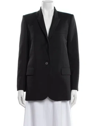 Pre-owned Nili Lotan Virgin Wool Blazer In Gray