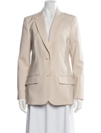 Pre-owned Nili Lotan Virgin Wool Blazer In Neutral
