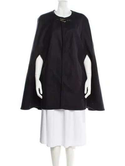 Pre-owned Nili Lotan Virgin Wool Coat In Black
