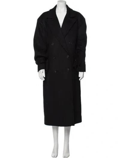 Pre-owned Nili Lotan Virgin Wool Coat W/ Tags In Black