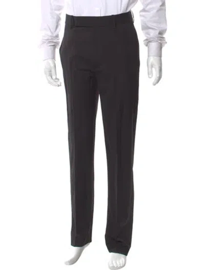 Pre-owned Nili Lotan Virgin Wool Dress Pants In Black