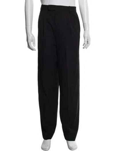 Pre-owned Nili Lotan Virgin Wool Dress Pants In Blue