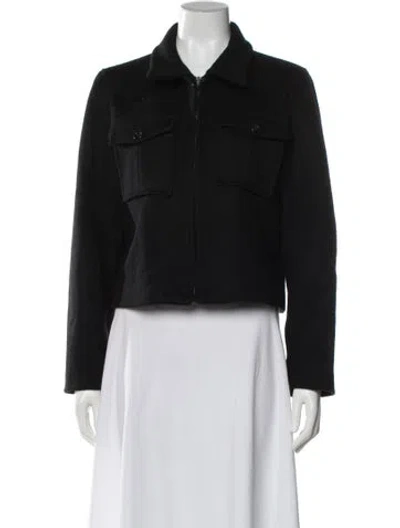 Pre-owned Nili Lotan Virgin Wool Evening Jacket In Black