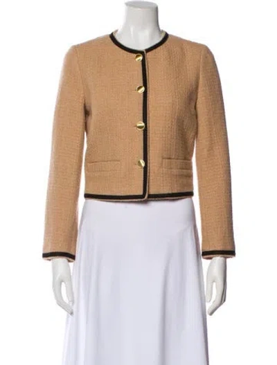 Pre-owned Nili Lotan Virgin Wool Evening Jacket In Neutral