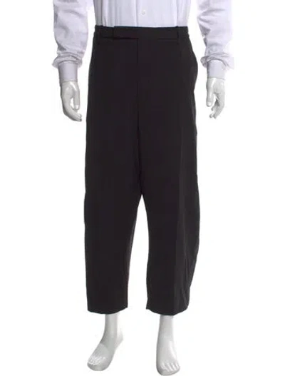 Pre-owned Nili Lotan Virgin Wool Joggers In Black