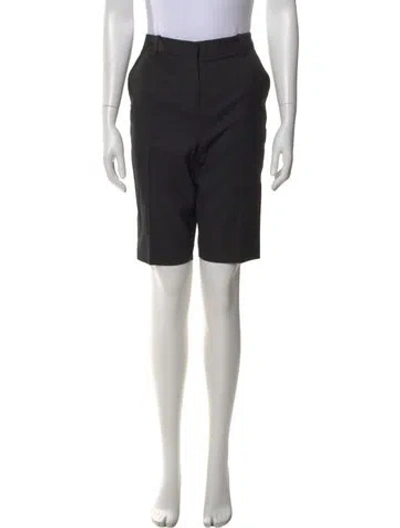 Pre-owned Nili Lotan Virgin Wool Knee-length Shorts In Black