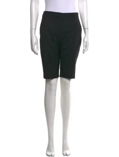 Pre-owned Nili Lotan Virgin Wool Knee-length Shorts In Black