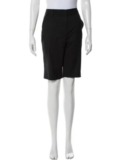 Pre-owned Nili Lotan Virgin Wool Knee-length Shorts In Blue