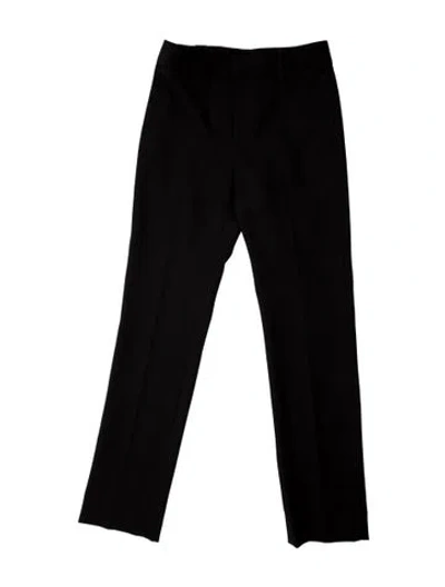Pre-owned Nili Lotan Virgin Wool Straight Leg Pants In Multi