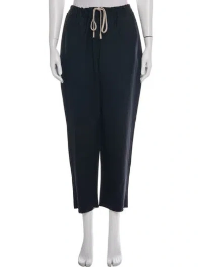 Pre-owned Nili Lotan Virgin Wool Sweatpants In Black