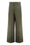 Nili Lotan Virgin Wool Trousers In Green
