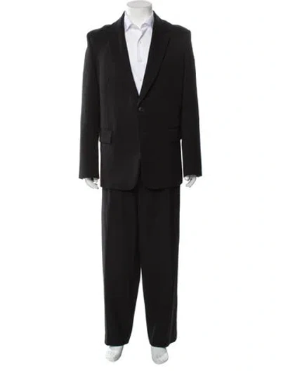 Pre-owned Nili Lotan Virgin Wool Two-piece Suit In Black