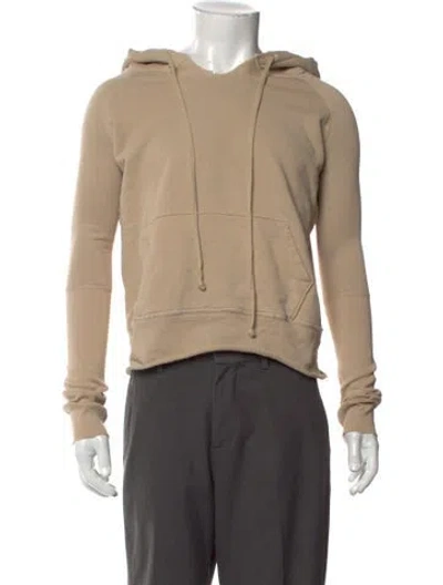 Pre-owned Nili Lotan V-neck Long Sleeve Hoodie In Neutral