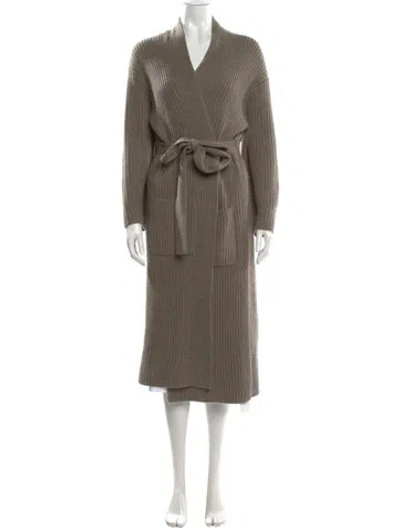 Pre-owned Nili Lotan V-neck Sweater In Neutral
