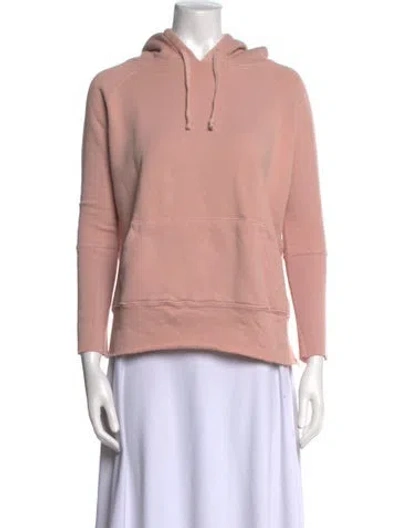 Pre-owned Nili Lotan V-neck Three-quarter Sleeve Sweatshirt In Pink