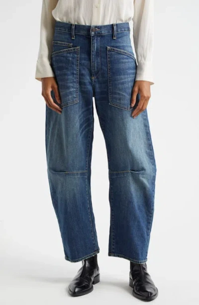 Nili Lotan Joan Wide-leg Jeans In Classic Wash