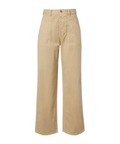Nili Lotan Whitney Cotton Wide-leg Pants In Neutral