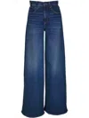 Nili Lotan Wide Leg Jeans In Blue