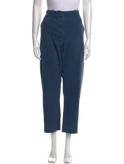 Pre-owned Nili Lotan Wide Leg Pants In Blue