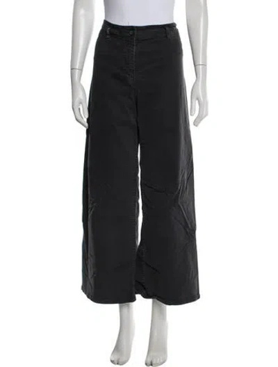 Pre-owned Nili Lotan Wide Leg Pants In Blue