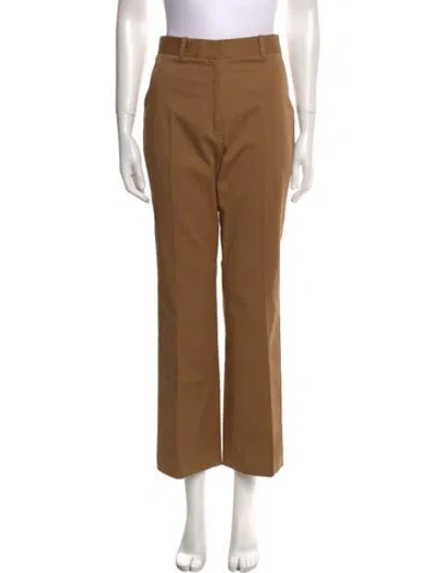 Pre-owned Nili Lotan Wide Leg Pants In Brown