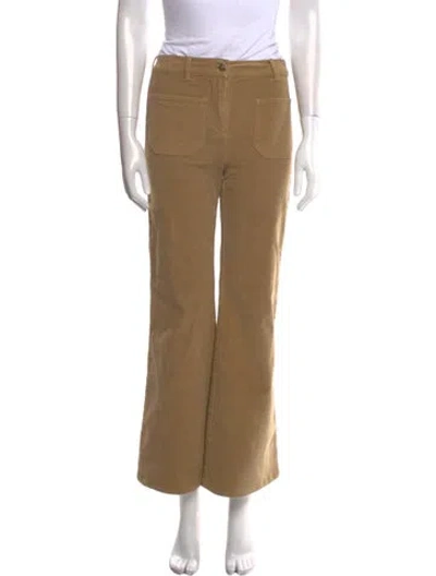 Pre-owned Nili Lotan Wide Leg Pants In Neutral