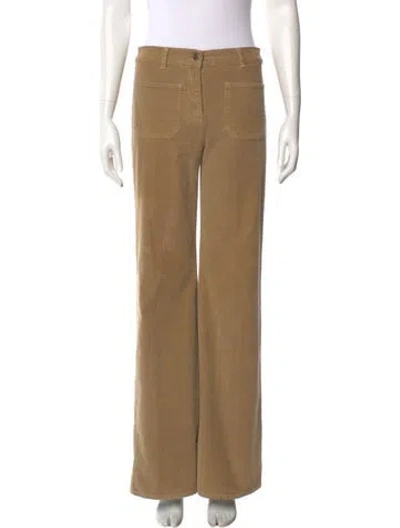 Pre-owned Nili Lotan Wide Leg Pants In Neutral