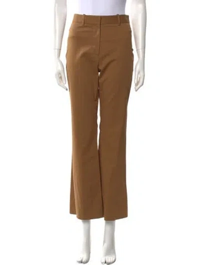 Pre-owned Nili Lotan Wide Leg Pants W/ Tags In Brown
