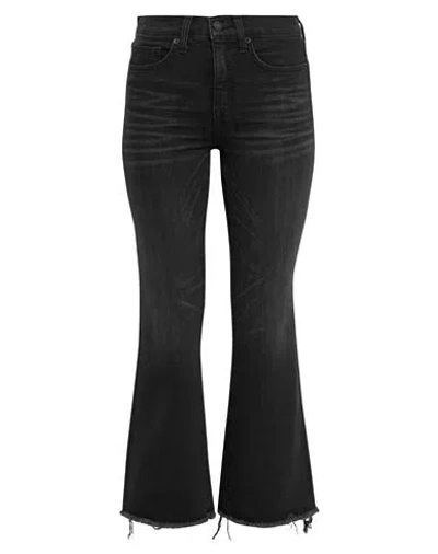 Nili Lotan Woman Jeans Black Size 24 Cotton, Polyurethane