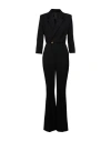 Nili Lotan Woman Jumpsuit Black Size 8 Virgin Wool In Black