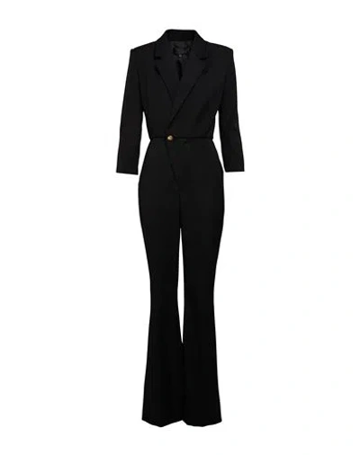 Nili Lotan Woman Jumpsuit Black Size 8 Virgin Wool